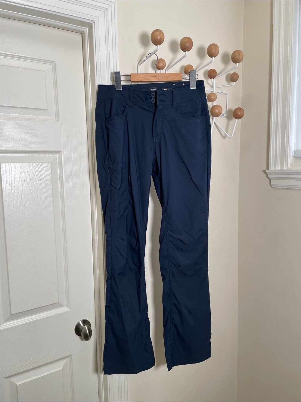 Prana - Outdoor Hiking Straight Legged Pants - Navy - 4